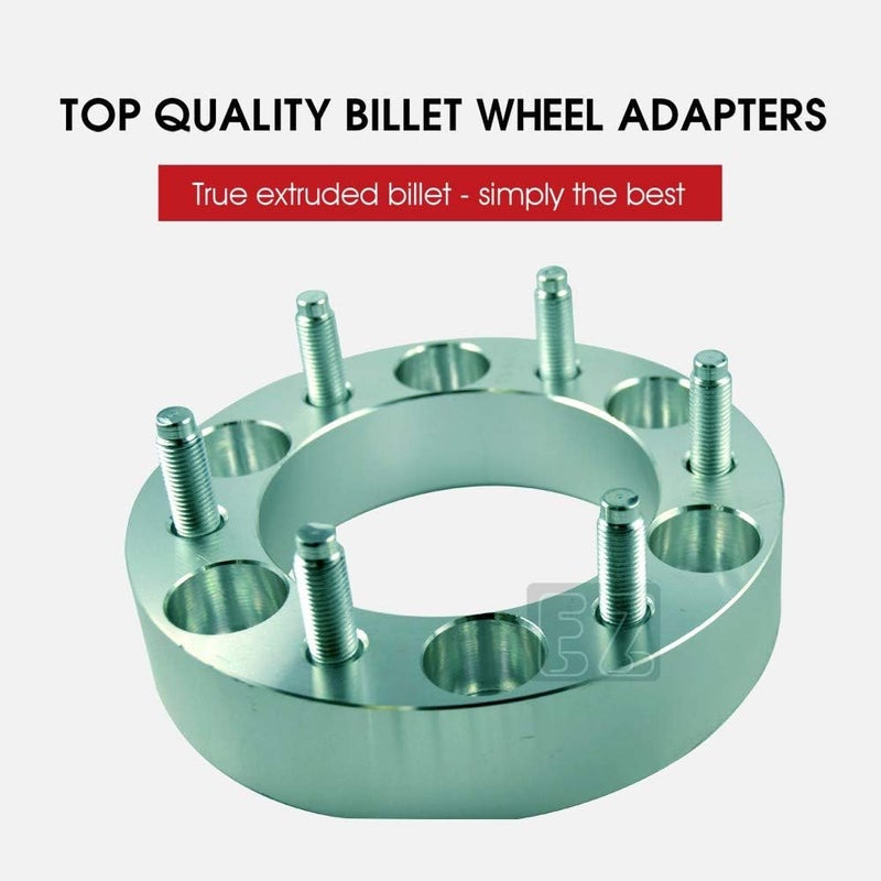 ezaccessory 2 Billet Wheel Adapters 6x5.5 to 6x5 (6x139.7 to 6x127) Thickness 1.5 Inch - Image 3
