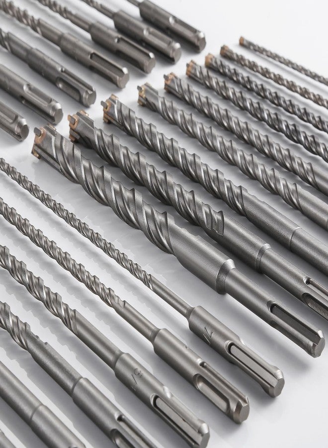 Wensilon Concrete Drill Bit lengthening 1pcs 1/2" X 18"-16" Cross-Type Double Thread Carbide Material Suitable for Concrete, Brick, Cement Walls, Stone, Extra Long Hammer Drill Bits for Concrete - Image 4