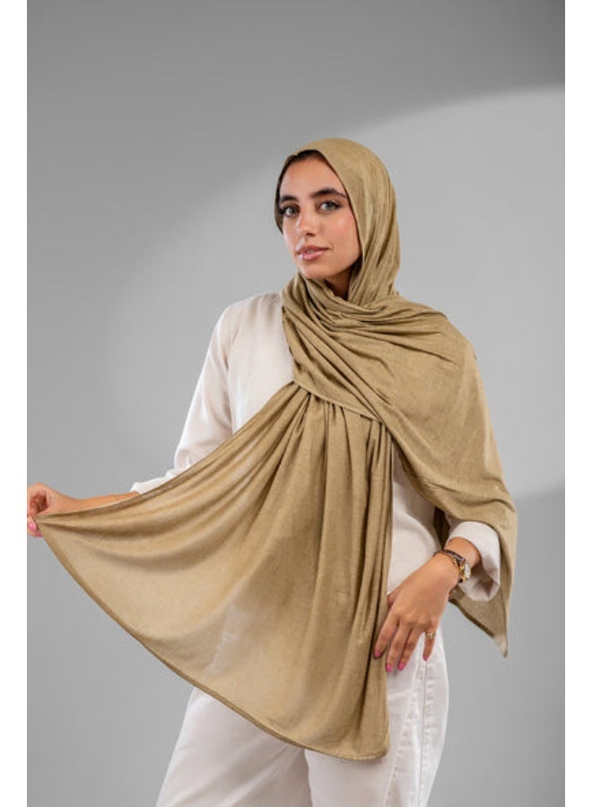 طرحة جيل لايكرا تايلاندي جيل راقية - بني كموني