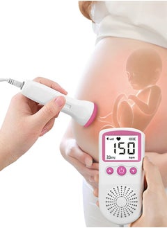 Generic Fetal Heart Rate Detector, Portable Fetal Heart Rate Detector, Home Doppler Meter With LCD Display, For Monitoring Baby's Heartbeat At Home  - Image 2