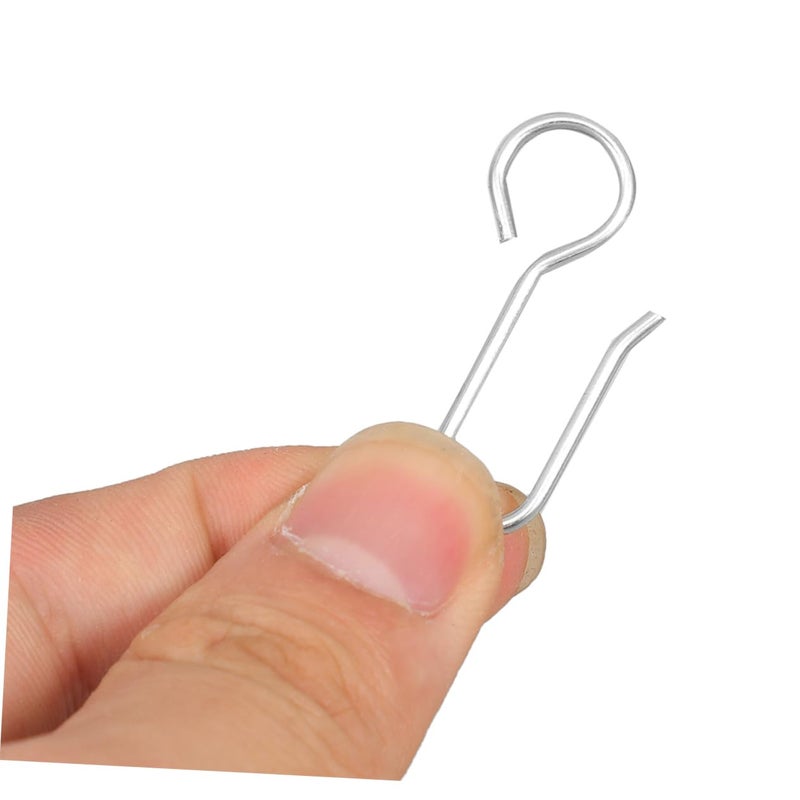 No Drilling Ceiling Curtain Hooks Set of 50 for Drapes Window and Shower Rods - Image 5