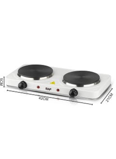 RAF Electric stove  Stainless Steel double Hot Plate  2000W  - Image 4
