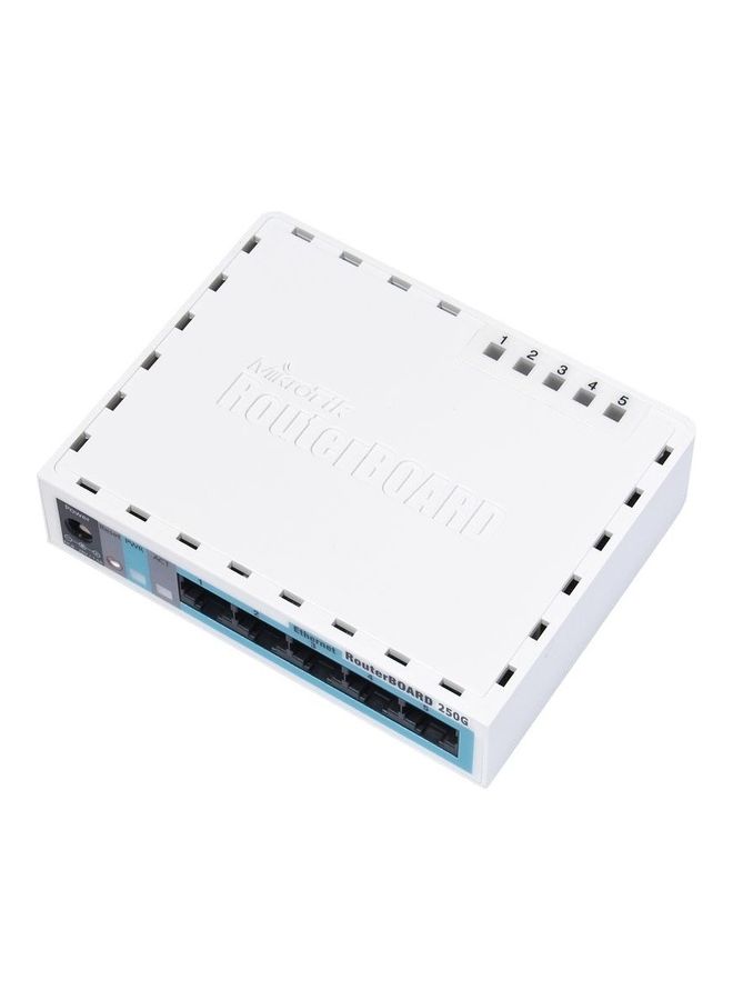 Mikrotik RB250GS Gigabit Switch Five Ports White - Image 1