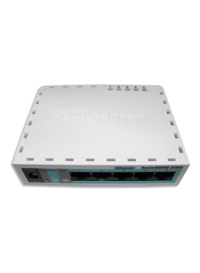 Mikrotik RB250GS Gigabit Switch Five Ports White - Image 2