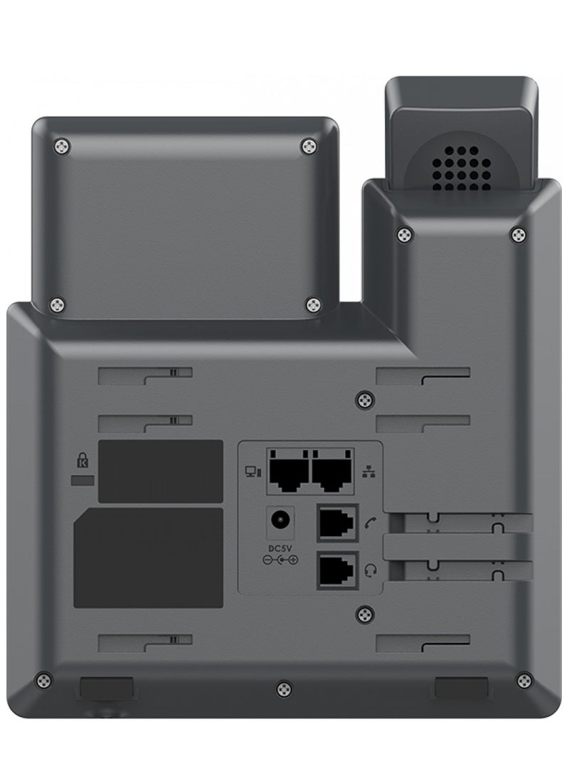 جراند ستريم هاتف IP احترافي من Grand stream - صوت عالي الدقة ، ويشمل خطان ، دعم PoE - Image 2