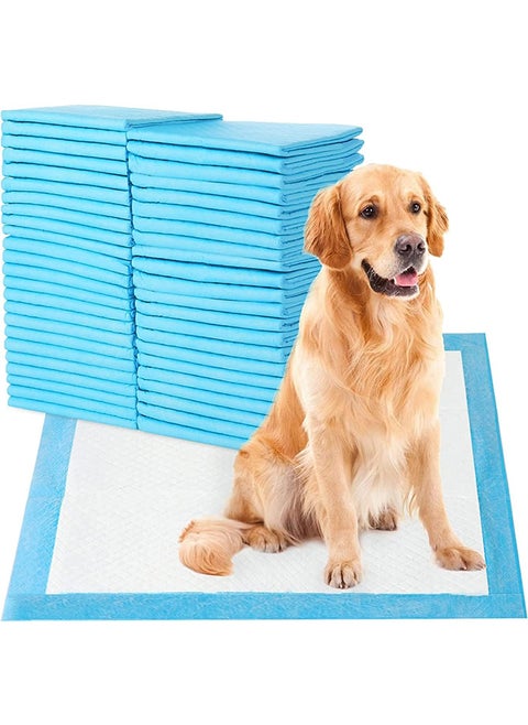 SKY-TOUCH Disposable Absorbent Quick Drying Leak-Proof Pee Pads, Disposable Training Pads For Pets with 5 Highly Absorbent Layers, Puppy Pads For Potty Training For Pets 45 X 33cm, 100 Pieces