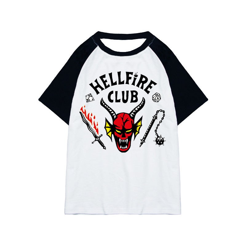 Strange Things 4Cos Stranger Things S4 Fire Club T-Shirt Dustin Shirt - Image 1
