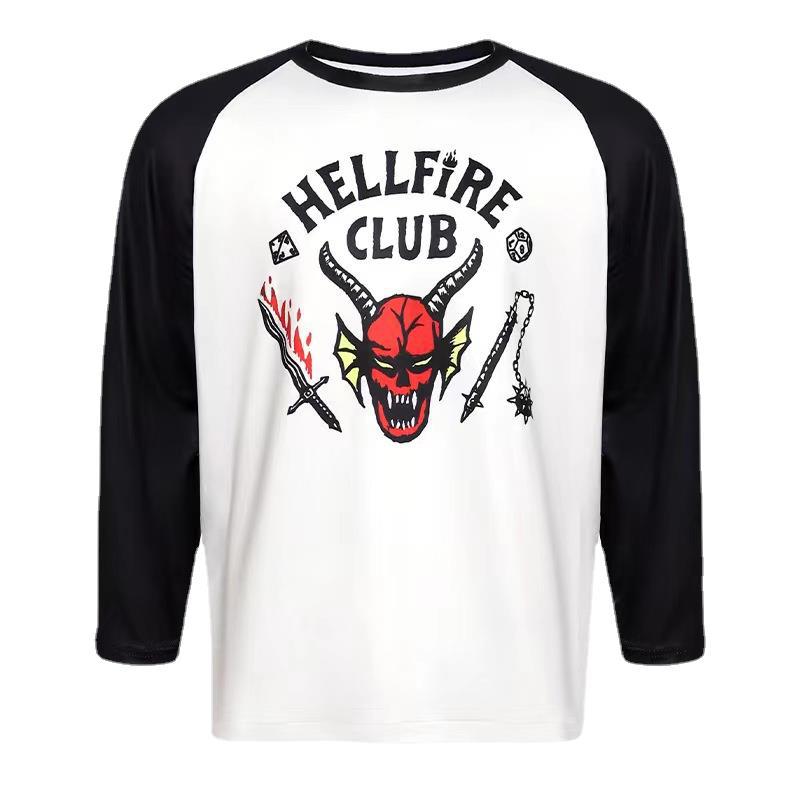 Strange Things 4Cos Stranger Things S4 Fire Club T-Shirt Dustin Shirt - Image 5