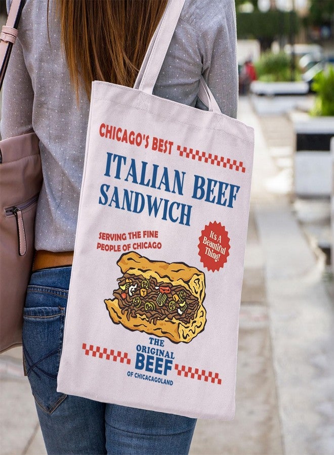 WCGXKO Bear Show Gift Italian Beef Sandwich Tote Bag Chicago Food Gift Bear Tv Show Inspired Merch - Image 5