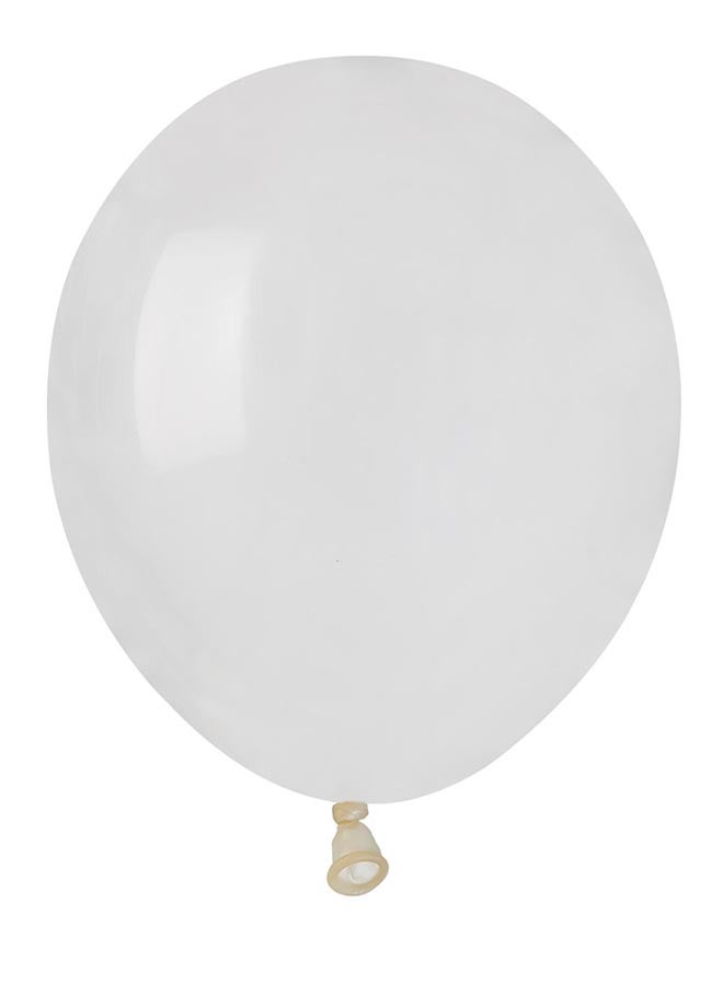 Ciao Crystal Clear Latex Balloons 5 Inch – Pack of 100 - Image 1