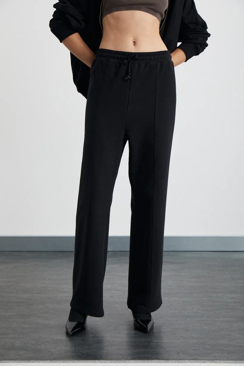 جريميلانج Janice Women's Black Sweatpants