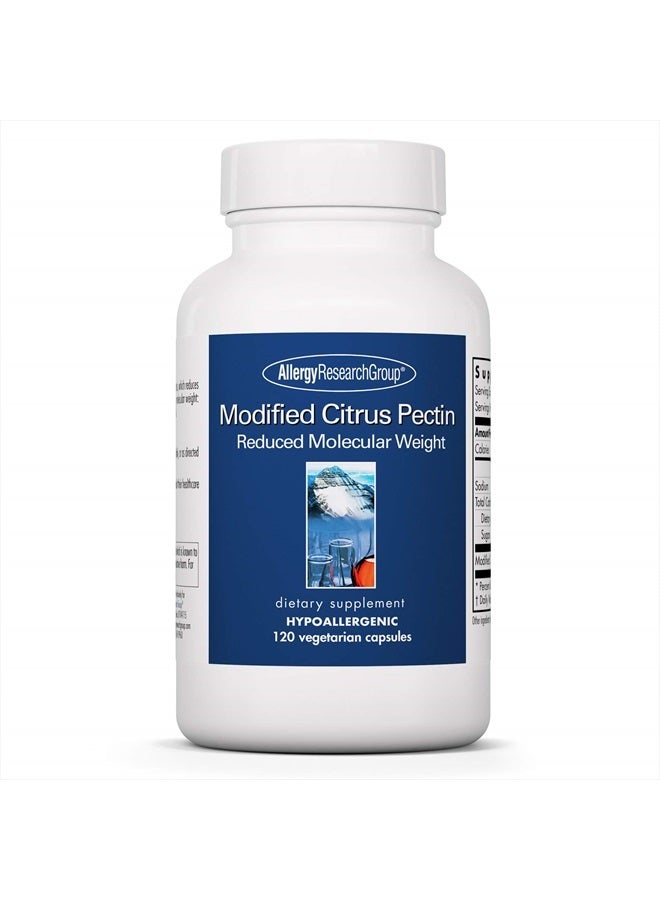 Allergy Research Group Modified Citrus Pectis Dietary Supplement - Cleansing, Low Molecular Weight, Hypoallergenic, Vegetarian Capsules, Gluten Free - 120 Count - Image 1