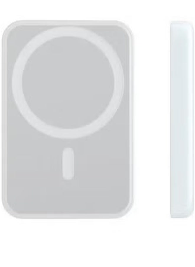 TIGER NEW MagSafe Wireless Power Bank for iPhone 15 Pro Max – 10,000mAh Portable Charger in White - Image 2