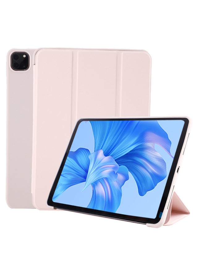 Suitable For Ipad Soft Silicone Protective Case 10 Generation Flat 10.9air45 Protective Case Pro11 Skin Feeling Mini4/5-Color:Baby Powder 】-Applicable Model:iPad7/8/9(10.2 Inches) - Image 1