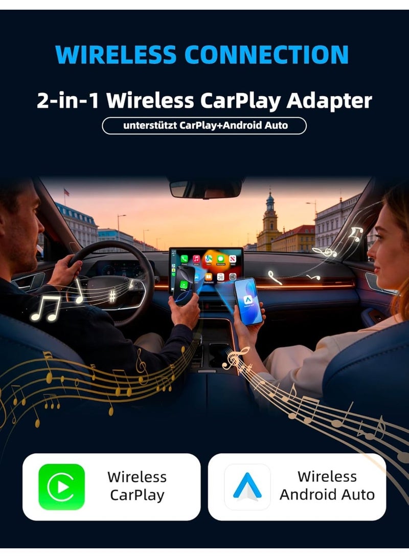 محول لاسلكي سلس لـ CarPlay وAndroid Auto – تصميم مدمج وإعداد سهل وخالٍ من المتاعب - Image 4
