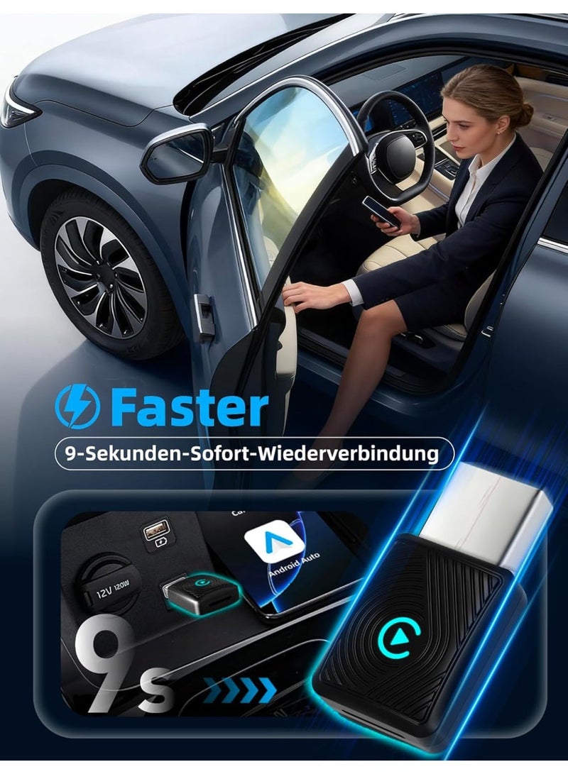 محول لاسلكي سلس لـ CarPlay وAndroid Auto – تصميم مدمج وإعداد سهل وخالٍ من المتاعب - Image 3