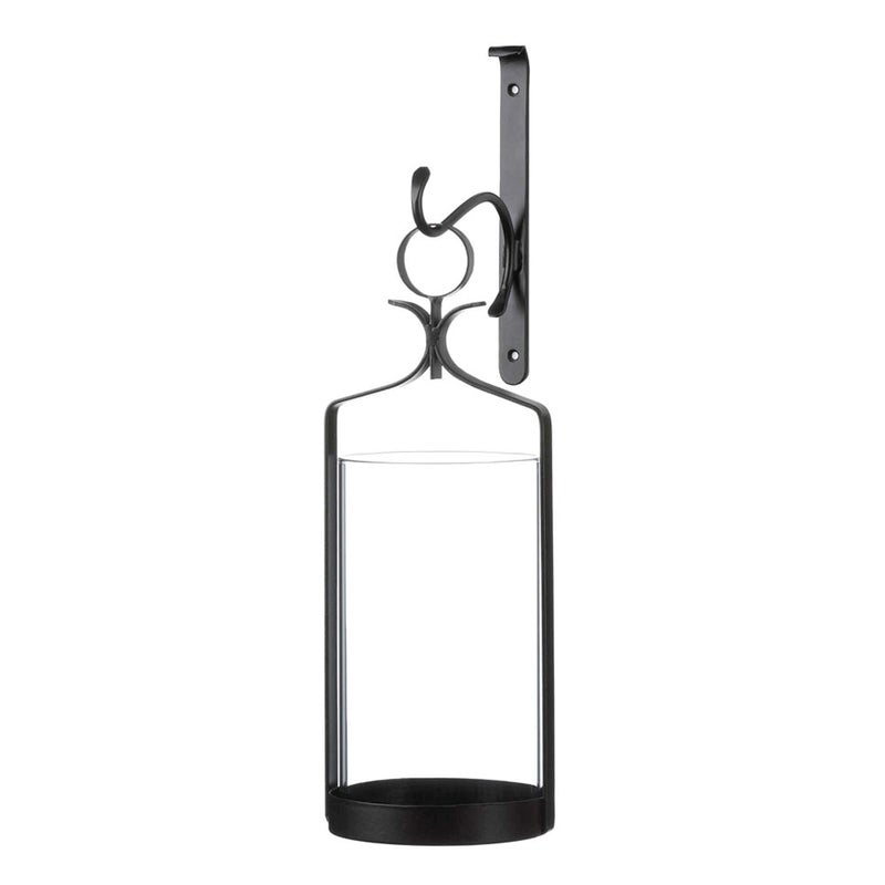 Zingz Thingz Romantic Metal Wall Sconce Candle Holder 5x5625x16 Hanging Hurricane