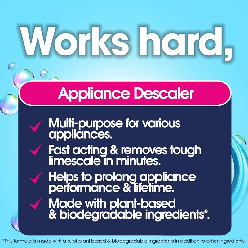 ecozone Multi-Purpose Appliance Descaler, Internal Cleaner for Kettles, Irons, Washing Machines, Coffee Makers, Dishwashers, Fixtures & Surfaces, Natural Vegan & Non Toxic Eco-Friendly Liquid (500ml) - Image 3