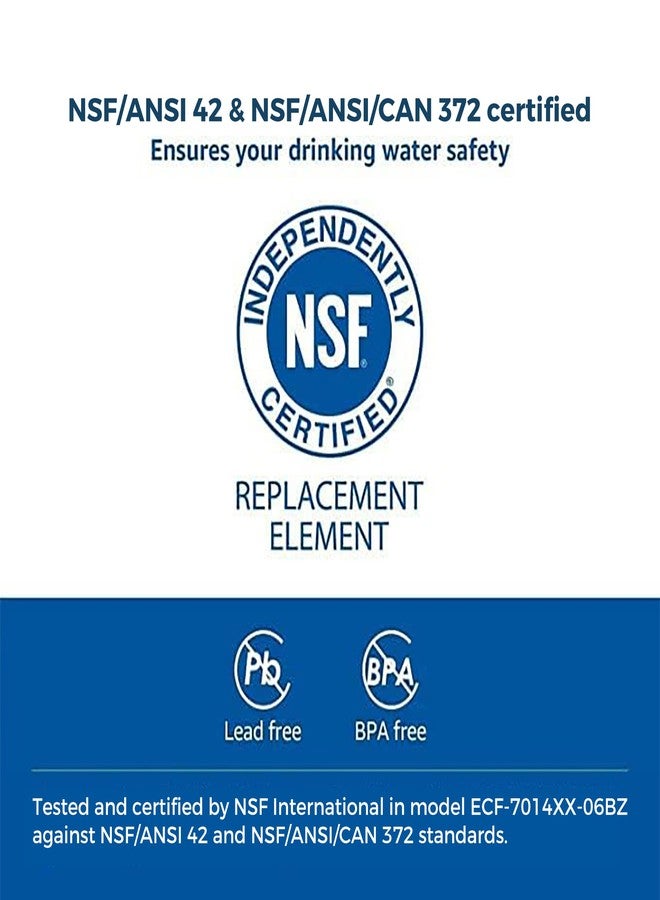 ووتر دروب بديل قطرة الماء لمرشحات وأباريق وموزعات Brita®، مرشح إبريق الماء المعتمد من NSF، Brita® Classic OB03، Mavea® 107007، 35557، والمزيد، عبوة من 6 قطع - Image 2