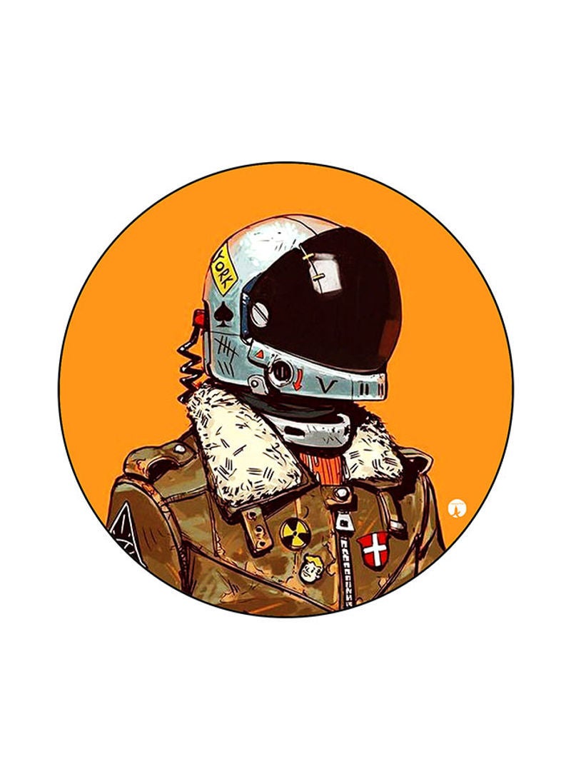 RKN A Man Round Mouse Pad Multicolour