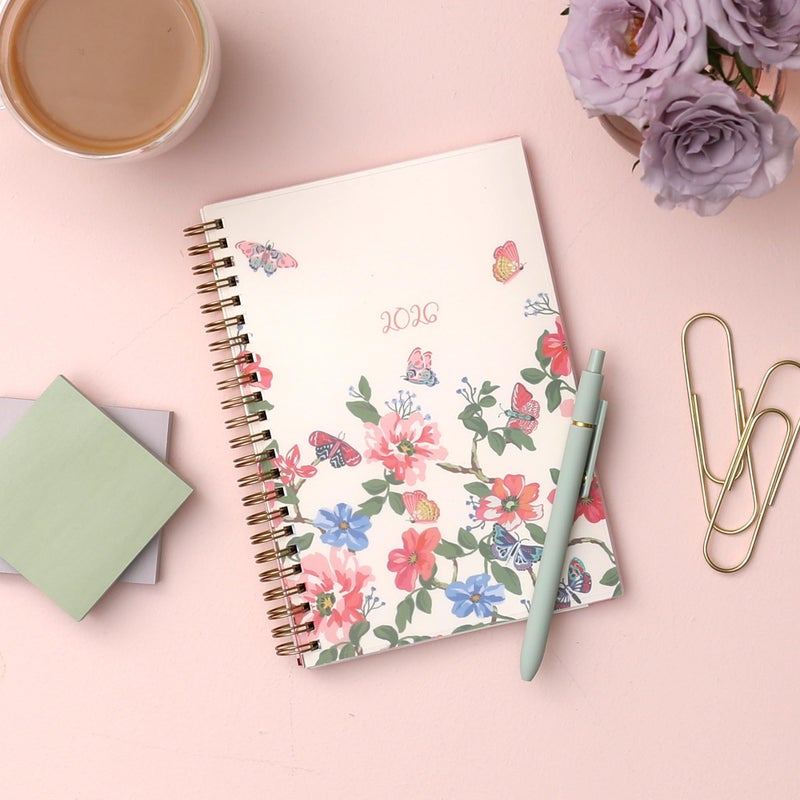 Blue Sky 2026 Weekly and Monthly Planner Calendar, January 2026 - December 2026, 5" x 8", Flexible Frosted Cover, Laminated Tabs, Durable Twin Wire Binding, Fly By - Image 2