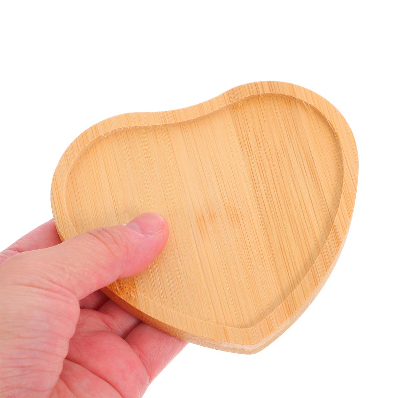 3pcs Heart Shaped Charcuterie Board Wood Serving Platters And Trays Side Dish Serving Trays Mother Day Table Decorations Supplies - Image 3