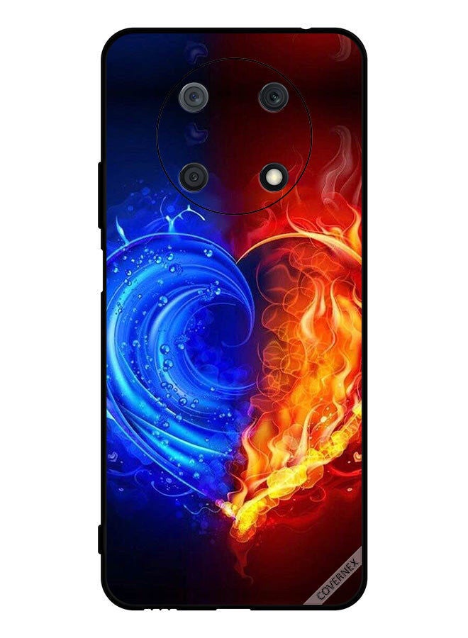 Covernex Protective Case Cover For Huawei Nova Y90 Fire And Water Heart Wallpaper - Image 1