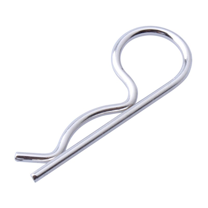 Hobbyfire 100PCS Universal RC Body Clips Pins for All 1/10 1/12 Scale Traxxas Redcat Axial SCX10 Losi HPI Himoto HSP Exceed RC Car Parts Truck Buggy Shell Replacement (Silver) - Image 5