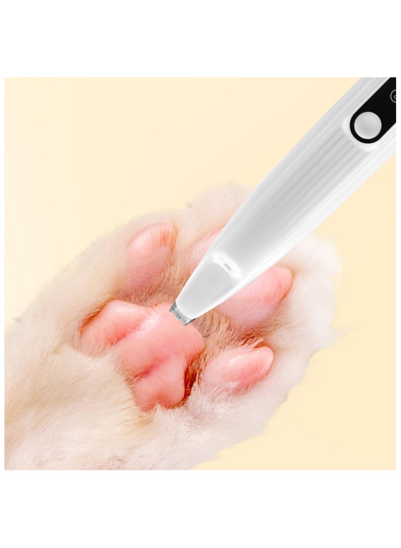 SYOSI Pet Grooming Clippers, Easy Use Rechargeable Dog Paw Trimmer, Speedy Cutting Waterproof Cordless Cat Small Dogs Shaver Small Electric Pet Clippers for Grooming - Image 3