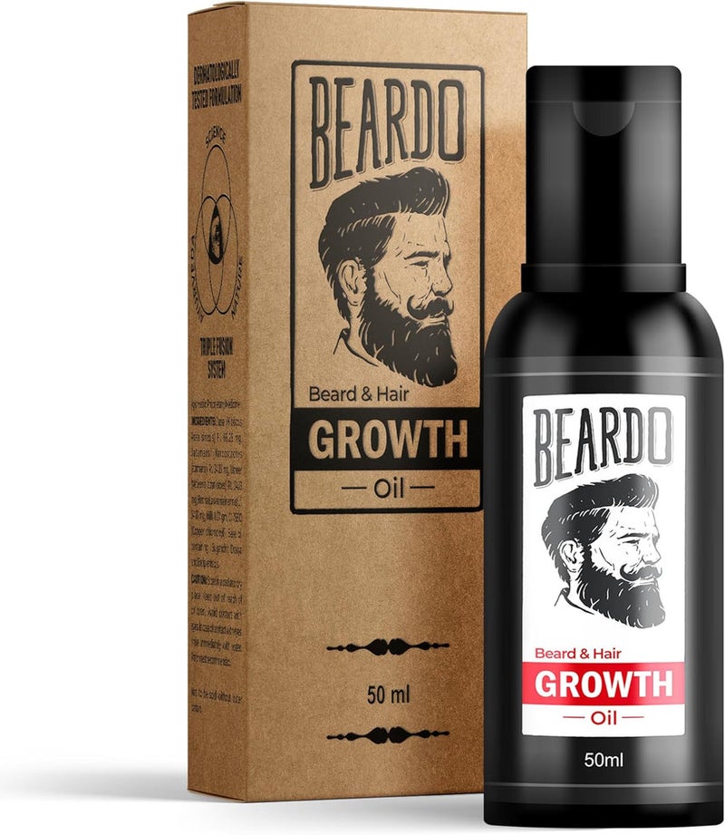 BEARDO The Alpha Beard Kit (Beardo Beard n Hair Growth Oil 50ml + Beardo Heavy Duty Beard Balm 40g +  Beardo Beard Styling Tool) - Image 2