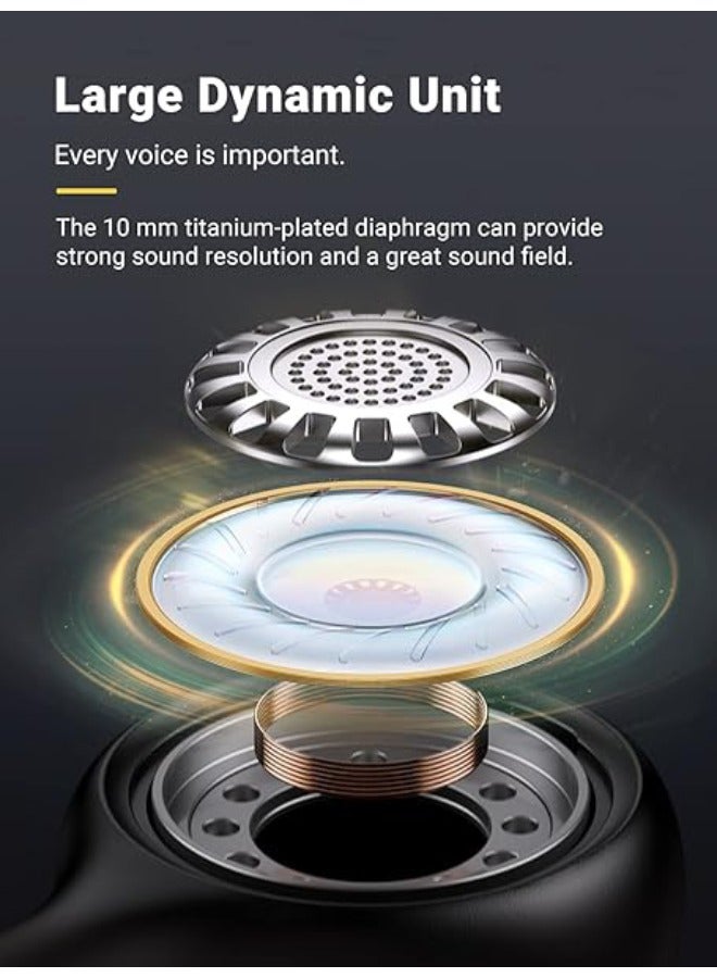 Ugreen in- Ear Earphones With3.5mm Plug-Black - Image 4