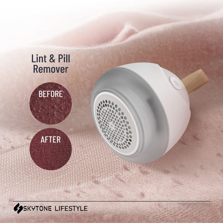 SKYTONE Lint Remover for Clothes, Clothes Fuzz Remover for All Woolen Clothes, Shirts, Jackets, Burr Remover, Pill Remover from Carpets, Curtains - Image 3