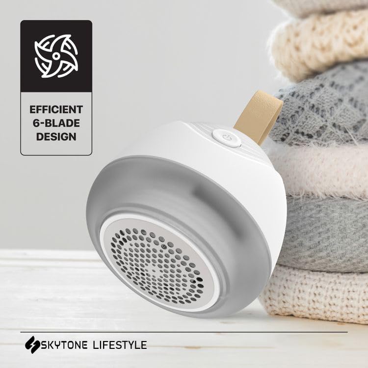 SKYTONE Lint Remover for Clothes, Clothes Fuzz Remover for All Woolen Clothes, Shirts, Jackets, Burr Remover, Pill Remover from Carpets, Curtains - Image 5