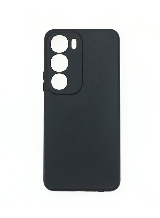 SanHu for vivo Y19s Pro 4G Case Cover, Frosted Design Raised Full Camera Protection Slim Thin Soft Mobile Phone Case for vivo Y19s Pro 4G, Black - Image 1