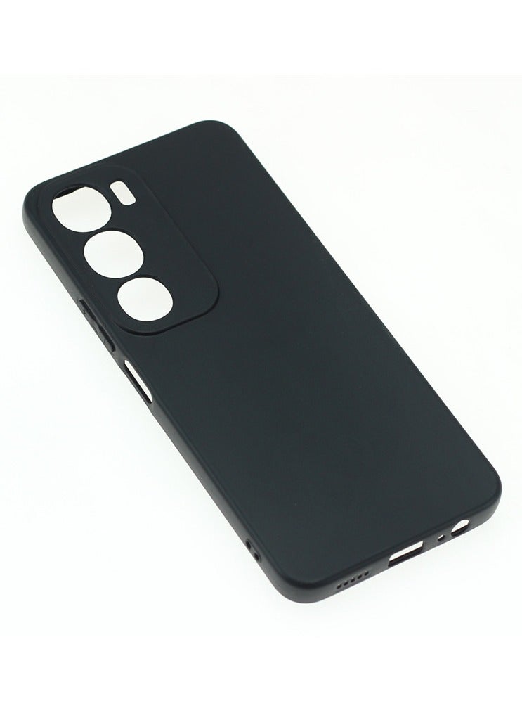 SanHu for vivo Y19s Pro 4G Case Cover, Frosted Design Raised Full Camera Protection Slim Thin Soft Mobile Phone Case for vivo Y19s Pro 4G, Black - Image 3