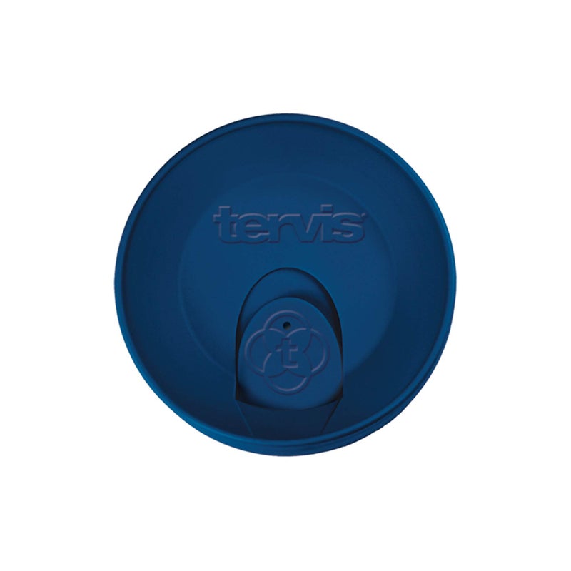 Tervis Travel Lid Made in USA Double Walled Insulated Tumbler Travel Cup Keeps Drinks Cold & Hot, Fits 24oz Tumblers & 16oz Mugs, Navy - Image 4
