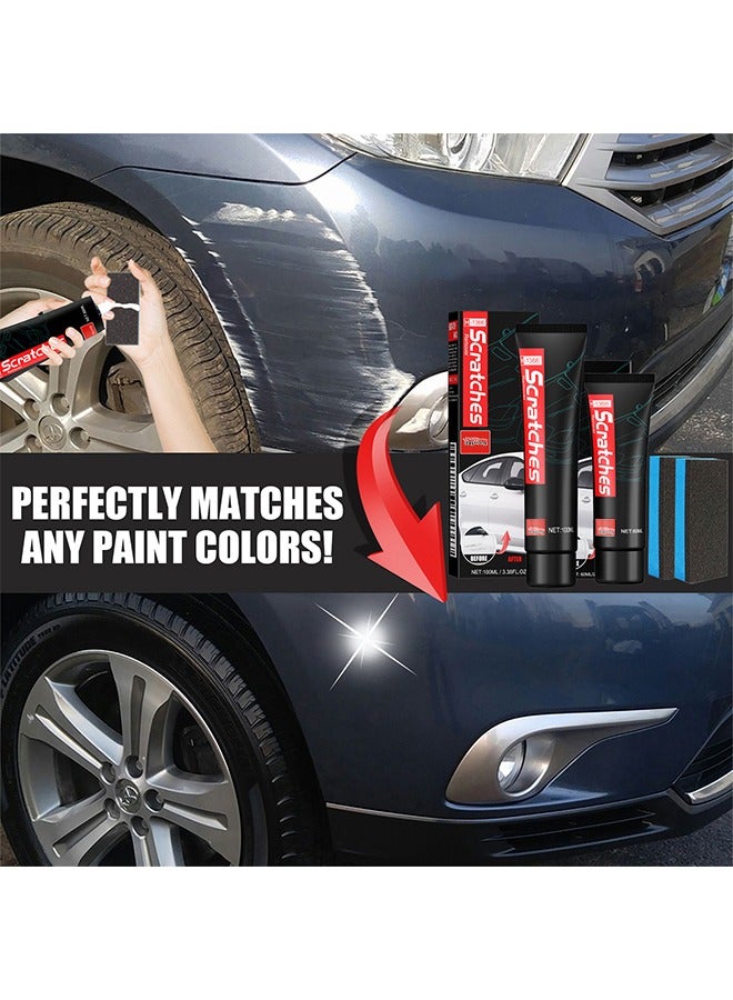 RAYHONG Scratches Remover, Car Scratch Removal, Car Scratch Repair, Car Paint Scratch Repair Agent, Car Scratch Remover, Grinding Polishing Restorer Paste with Sponge, Erase Car Scratches 100ml - Image 5