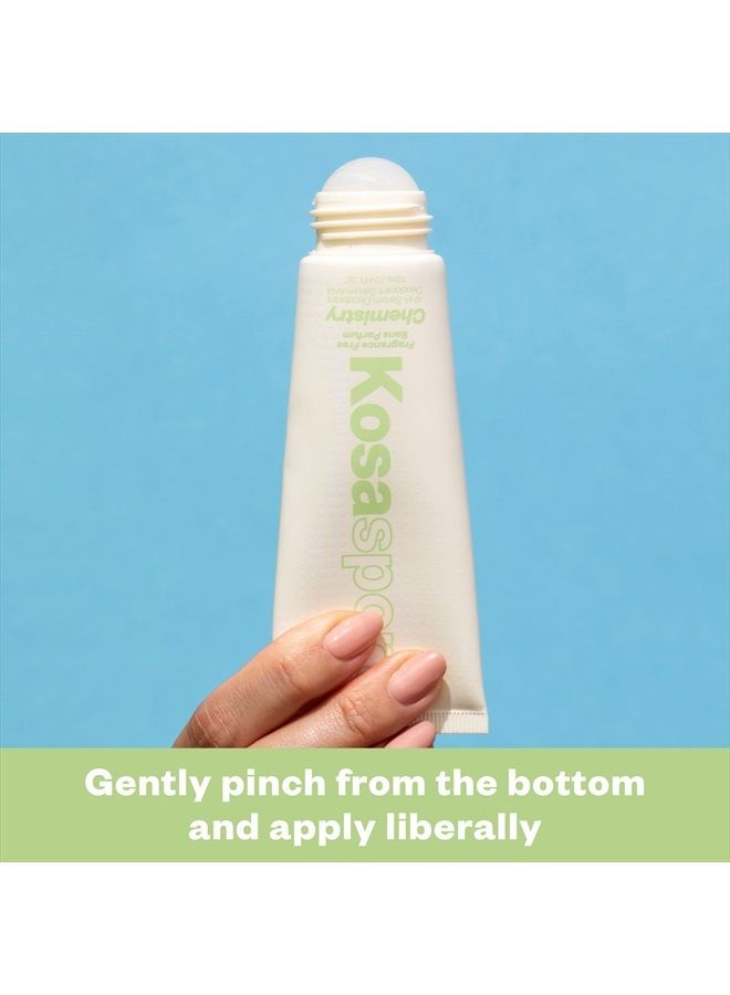 Kosas Chemistry Deodorant | BO-Fighting AHA Serum, Nourishing and Stain-Free, (Fragrance Free) - Image 4