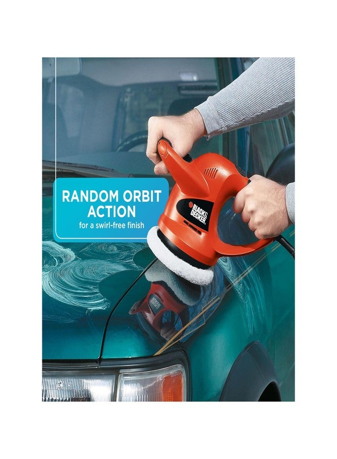 BLACK+DECKER Buffer Polisher, 6 inch Orbital Car Polisher, with Wool or Foam Bonnets (WP900) - Image 3