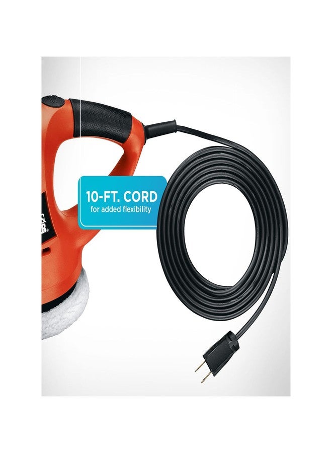 BLACK+DECKER Buffer Polisher, 6 inch Orbital Car Polisher, with Wool or Foam Bonnets (WP900) - Image 5
