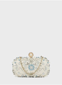 Jewelled Box Clutch Bag