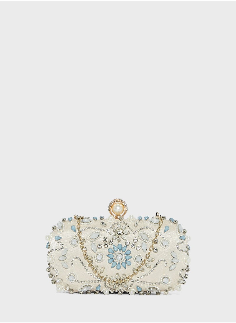 Ella Limited Edition - Jewelled Box Clutch Bag - Image 1