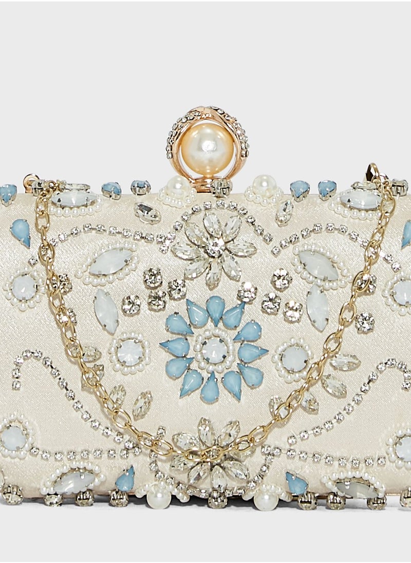 Ella Limited Edition - Jewelled Box Clutch Bag - Image 1