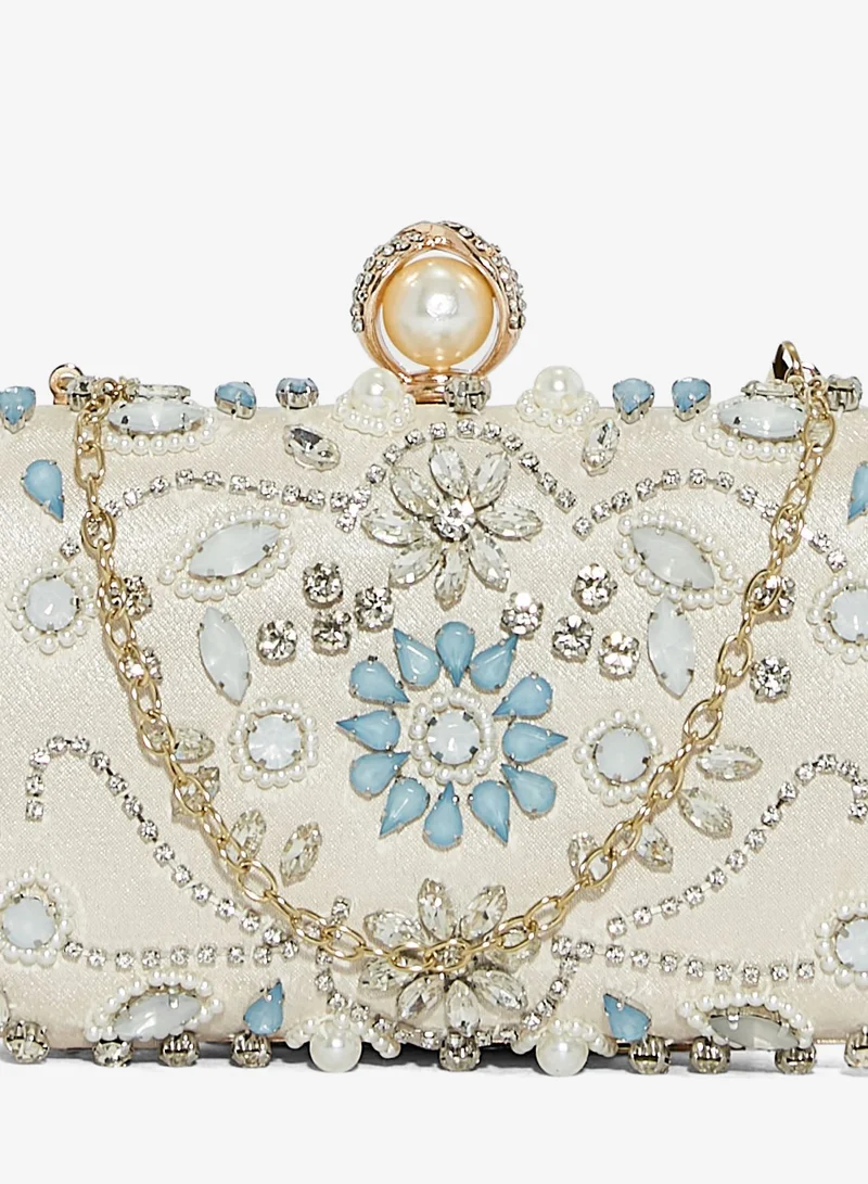 Ella Limited Edition Jewelled Box Clutch Bag