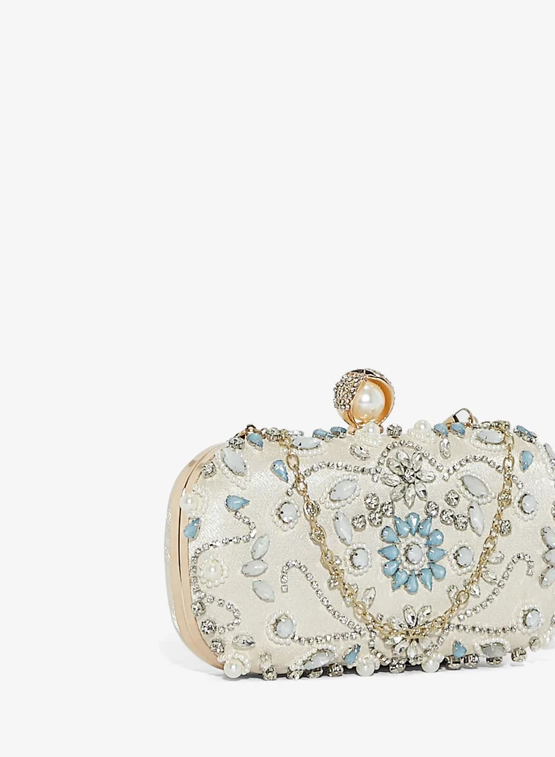 Ella Limited Edition Jewelled Box Clutch Bag