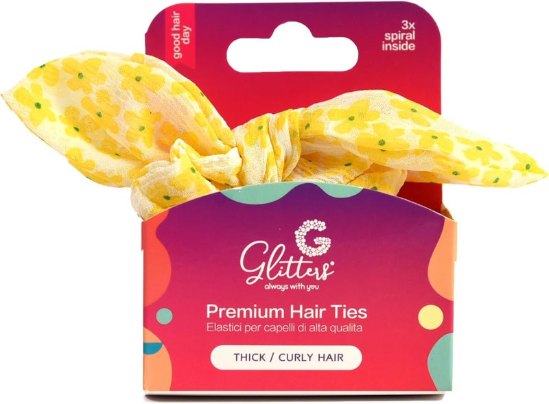 Glitters مجموعة فرشاة شعر، رباط شعر، ومشبك مخلب 3 قطع متلألئة - Image 5
