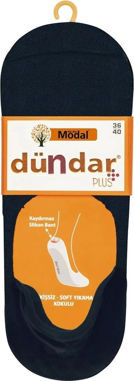 Dündar Women's Modal Ballerina Socks 6913 - 12 Pieces 