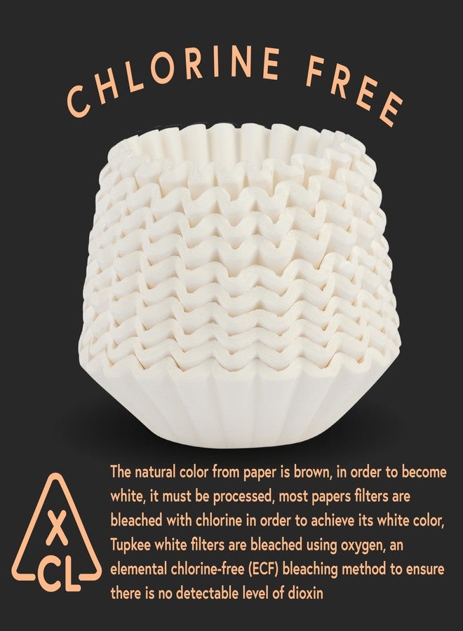 Tupkee 12-Cup Large Coffee Filters - 9.75” x 4.25” - 500 Count - Tall Walled to Prevent Ground Overflow - Compatible with Bunn 12 Cup Commercial Coffee Maker & Large Home Machines - Made in the USA - Image 5