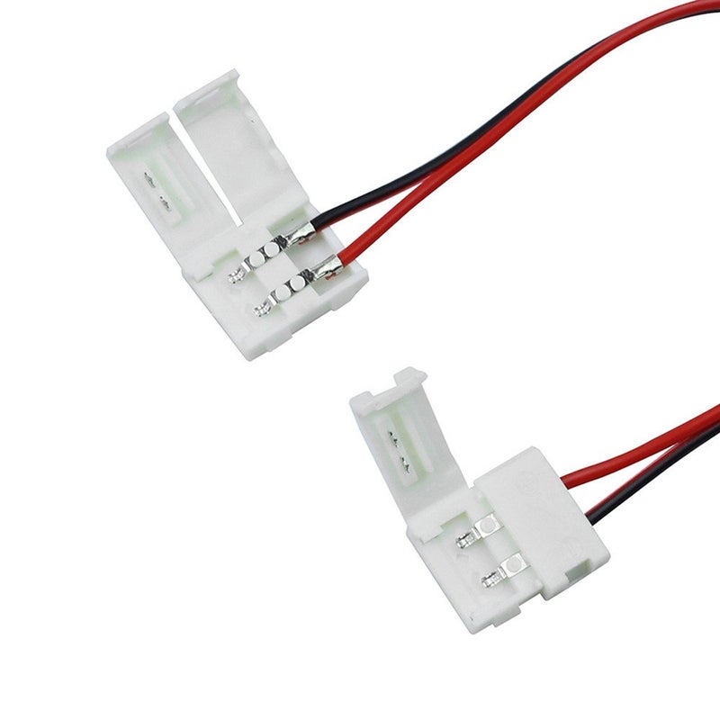 CentIoT 5Pcs 10mm 2pin led connector for single color led strip 5050 two connectors adapter easy connect no need soldering - Image 5