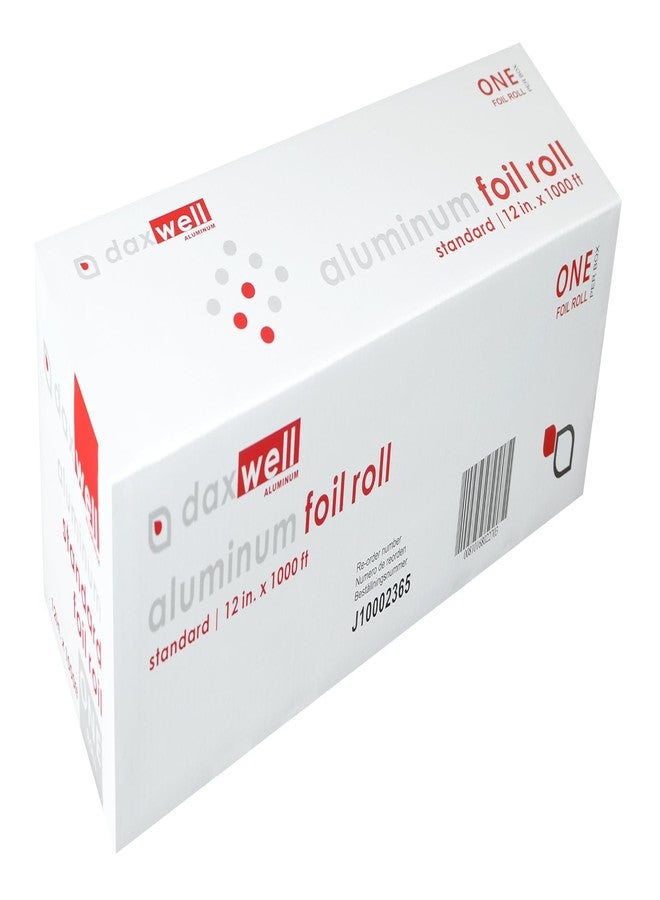 Daxwell Aluminum Foil Roll, Standard, 12" x 1,000 Ft, J10002365 - Image 2